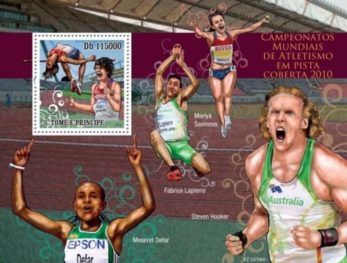 St Thomas - World Athletics - Mint Stamp S/S - ST10306b