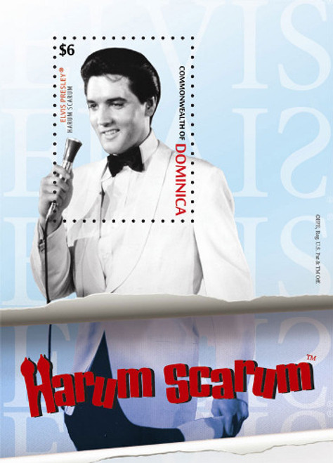 Dominica - Elvis Presley Harum Scarum - Mint Stamp S/S MNH - DOM1018