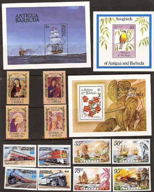 Antigua & Barbuda Complete Mint Topical Set Collection