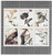 Birds on Stamps - Sheet of 6 Stamps 2A-001