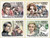 Burundi - 2011 Actors, James Dean, Clark Gable - 4 Stamp Set - 2J-160