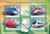 Central Africa - European Speed Trains - 4 Stamp Mint Sheet - 3H-330