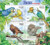 Burundi - Red List Birds - 4 Stamp Mint Sheet - 2J-260
