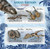 Mozambique - 2012 Extinct Marine Animals - 4 Stamp Sheet - 13A-996