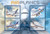 Uganda - Airplanes & Jets - 4 Stamp Sheet - 21D-067