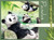 Guinea Bissau - Pandas - Souvenir Sheet - GB12701b