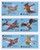 Gibraltar Military Aircraft and Raptors-Set of 3 Stamp Pairs #851-3