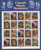 US Stamps - 1997 Classic Movie Monsters - 20 Stamp Sheet - #3168-72
