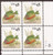 US Stamp 1990 Pumpkinseed Sunfish - Plate Block of 4 Stamps #2481