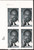 US Stamp 1999 Malcolm X - Plate Block of 4 Stamps #3273