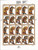 US Stamp - 1995 Carousel Horses - 20 Stamp Sheet - F/VF MNH #2976-9