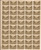 US Stamp - 1945 US Army - 50 Stamp Sheet - F/VF MNH #934