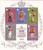 Antigua - 1973 Uniforms - Stamp Souvenir Sheet of 5 Stamps #311a 