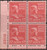 US Stamp 1938 17c Andrew Johnson Plate Block of 4 Stamps F/VF MNH #822
