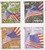 US Stamp - 2013 Flags For All Seasons - 4 Stamp Block - Scott #4782-5