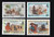 Belize - 1987 International Year for Homeless  4 Stamp Set  2E-010