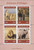 Chad - 2019 African Animals on Stamps - 4 Stamp Sheet - 3B-661
