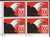 US Stamp 1991 Eagle & Olympic Rings Plate Block of 4 Stamps #2541