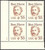 US Stamp - 1987 $5 Bret Harte - 4 Stamp Plate Block #2196