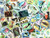 Fish - Collection of 200 Stamps, All Large, All Different