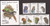 Malagasy - 1993 Birds, Cockatiel, Parakeet - 8 Stamp Set - Scott #1114-21