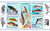 Guinea - 2023 Fishes, Ballan Wrasse, Haddock - 4 Stamp Sheet - GU230211a