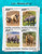 Central Africa - 2022 Rhinoceros, Indian, Black - 4 Stamp Sheet - CA220806a