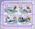 Guinea-Bissau Dolphins & Sea Birds Stamp Sheet GB8207a