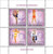 St Thomas - Marilyn Monroe Mint Sheet of 4 Stamps