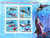 St Thomas - Dolphins - 4 Stamp Mint Sheet MNH - ST8501a