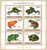 Comoros Islands - Frogs - 6 Stamp Mint Sheet 3E-107