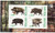 Wild Boars - Mint Sheet of 4 MNH - 13K-029