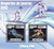 Guinea-Bissau Olympic Skiing - Sheet of 2 Silver Foil Stamps GB10209s