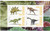 Burundi - Dinosaurs - 4 Stamp Mint Sheet MNH - 2J-077