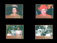 Papua New Guinea 2002 Elizabeth II Golden Jubilee 5 Stamp Set 16E-001