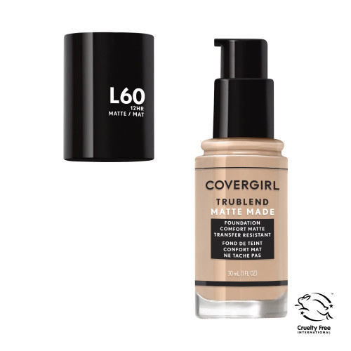 COVERGIRL TruBlend Matte Made Liquid Foundation L60 Light Nude