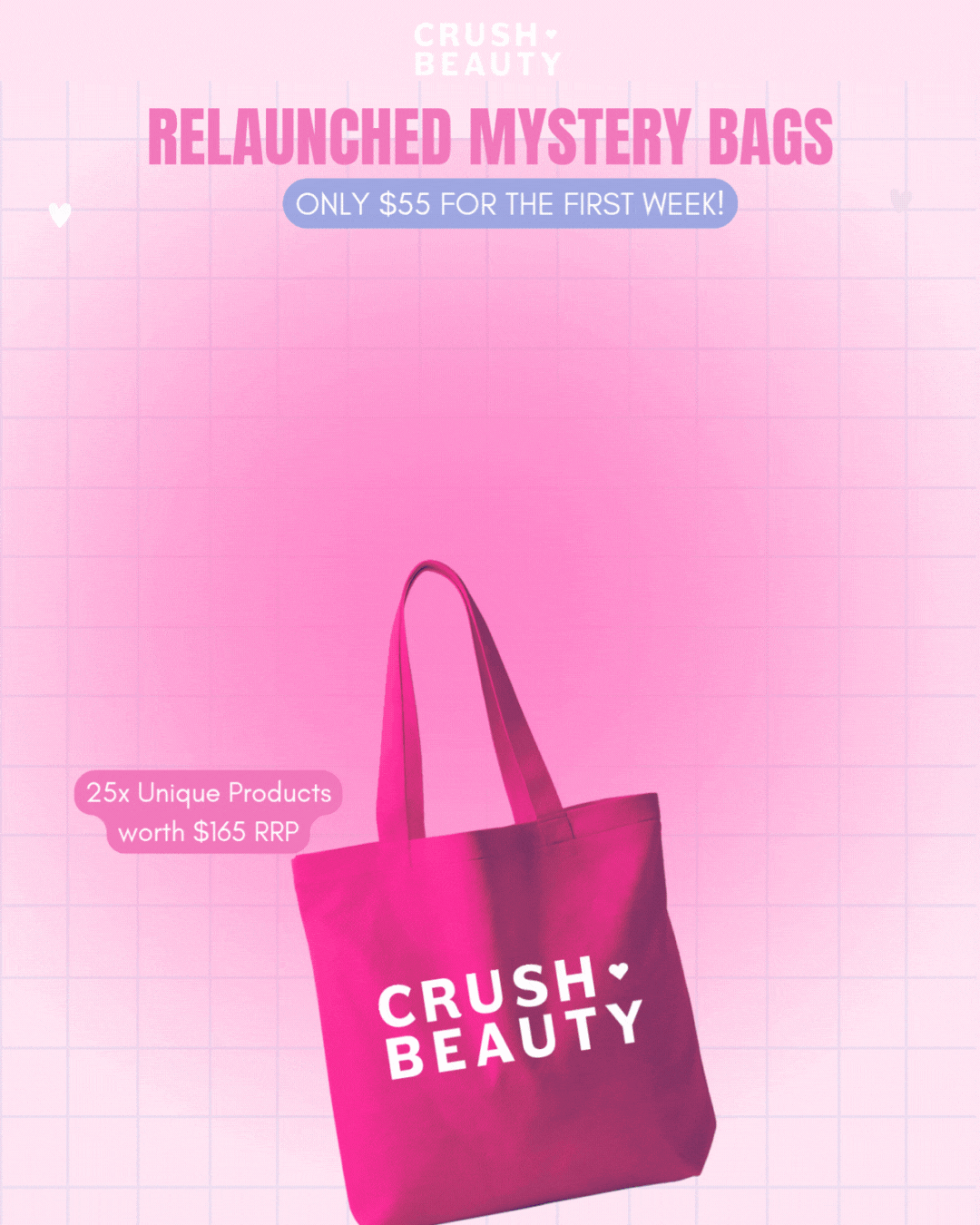Crush Beauty Mystery Bag