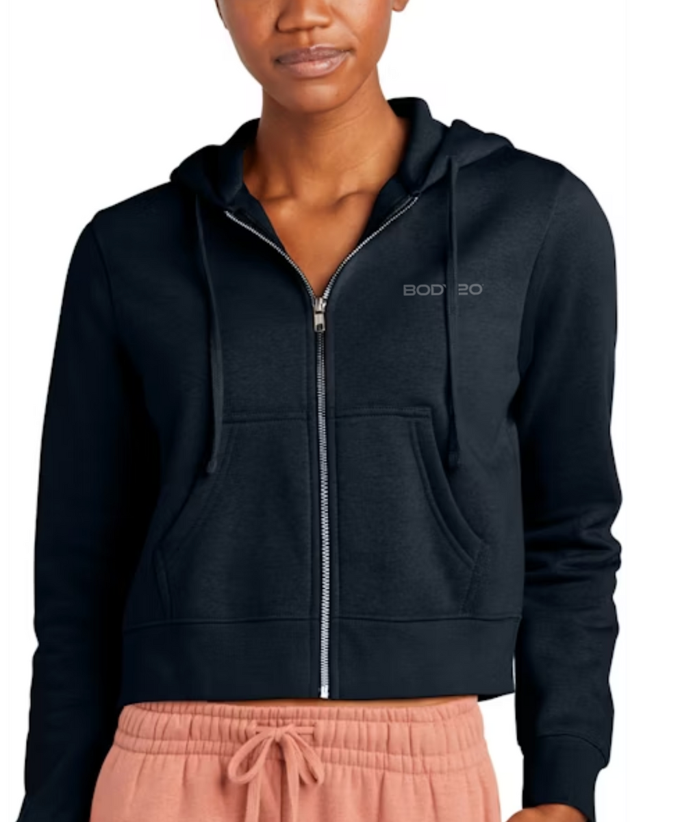 Women's Embroidered Zip Hoodie