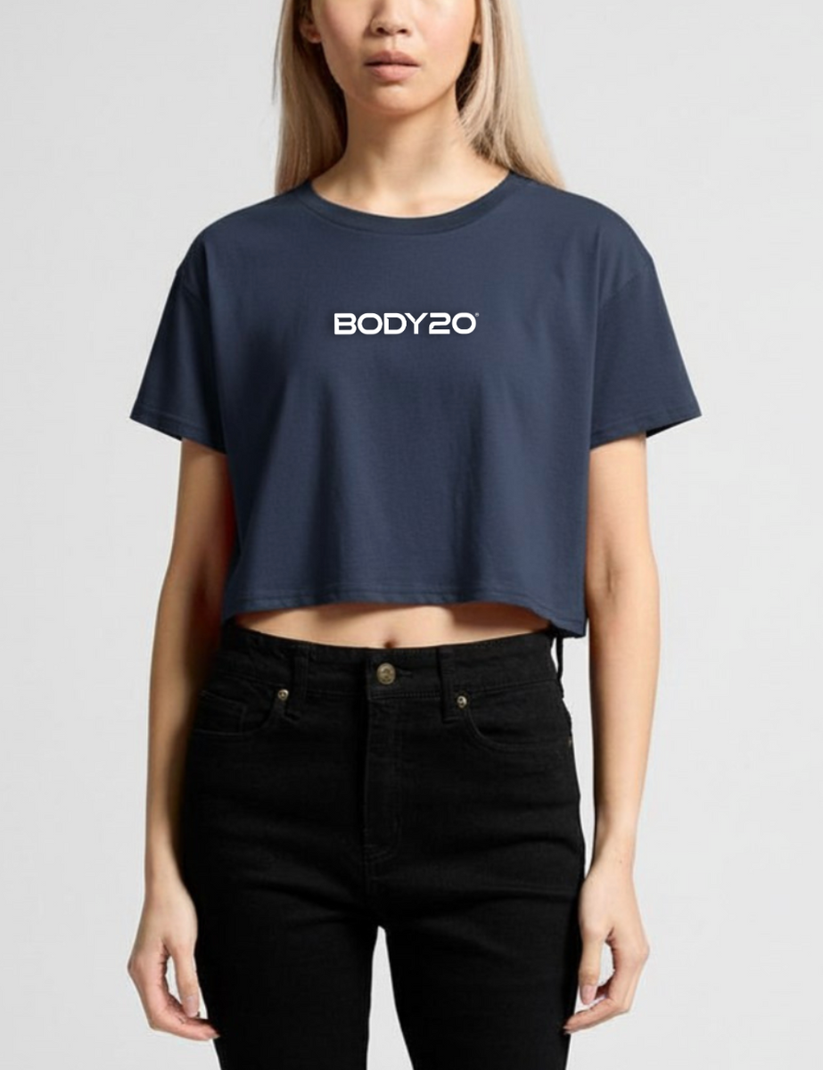 Women's Crop Tee Puff Print