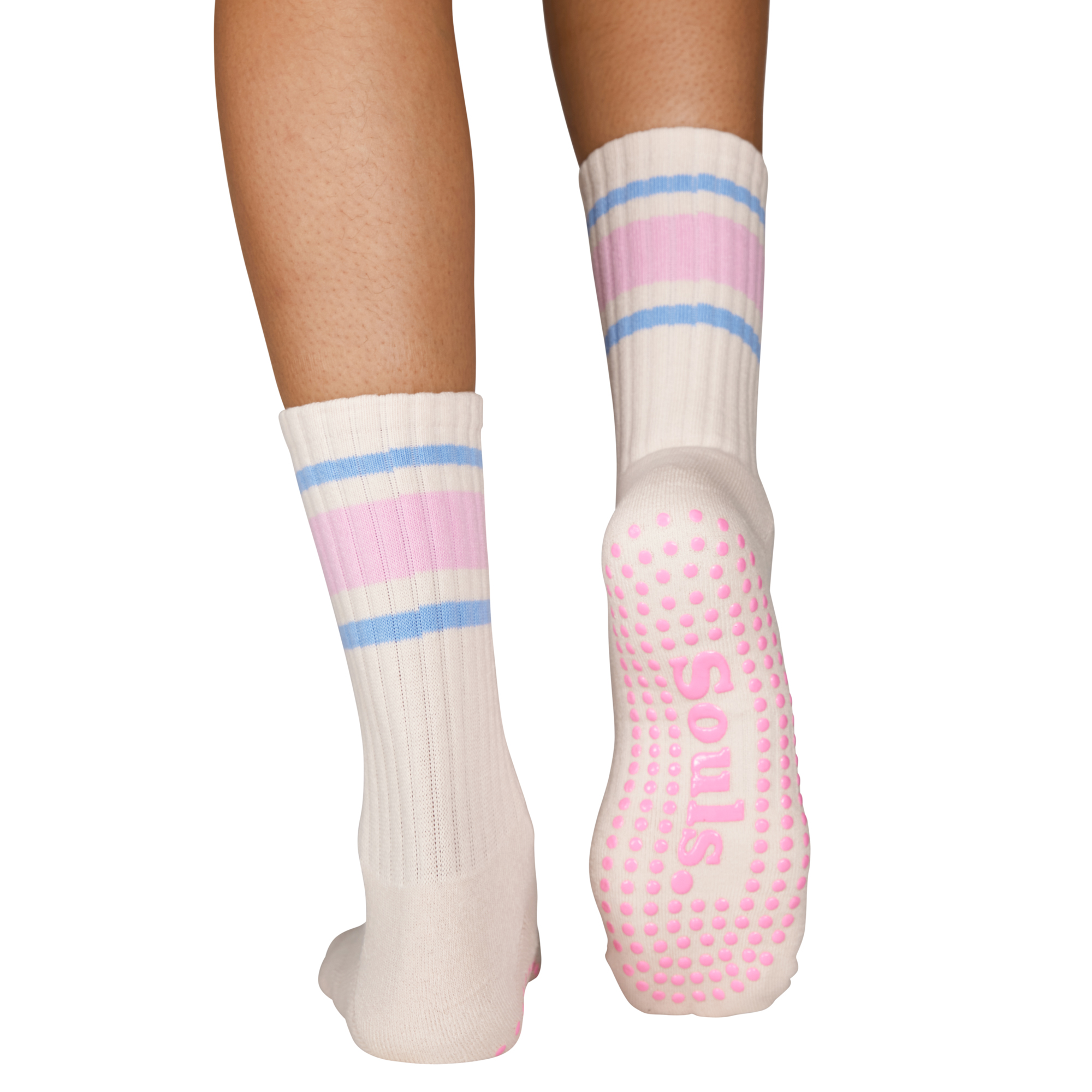 Grip Socks - Pink Retro