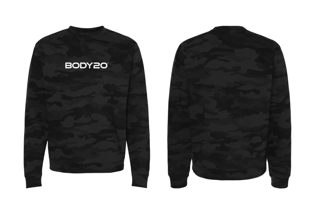 Unisex Camo Crew Fleece