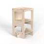 Kule Flip Convertible Learning Tower in Natural Birch