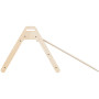 Piky Wooden Climbing Triangle and Slide for Toddlers