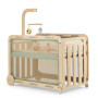 MyCrib Natural Birch Wooden Baby Crib - Convertible Newborn to Toddler Bed with Eco-Friendly Design