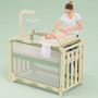 MyCrib Natural Birch Wooden Baby Crib - Convertible Newborn to Toddler Bed with Eco-Friendly Design