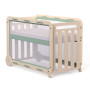 MyCrib Natural Birch Wooden Baby Crib - Convertible Newborn to Toddler Bed with Eco-Friendly Design