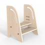 StepIn Box Children's Step Stool with Storage - Extra Stability for Confident Daily Activities and Learning