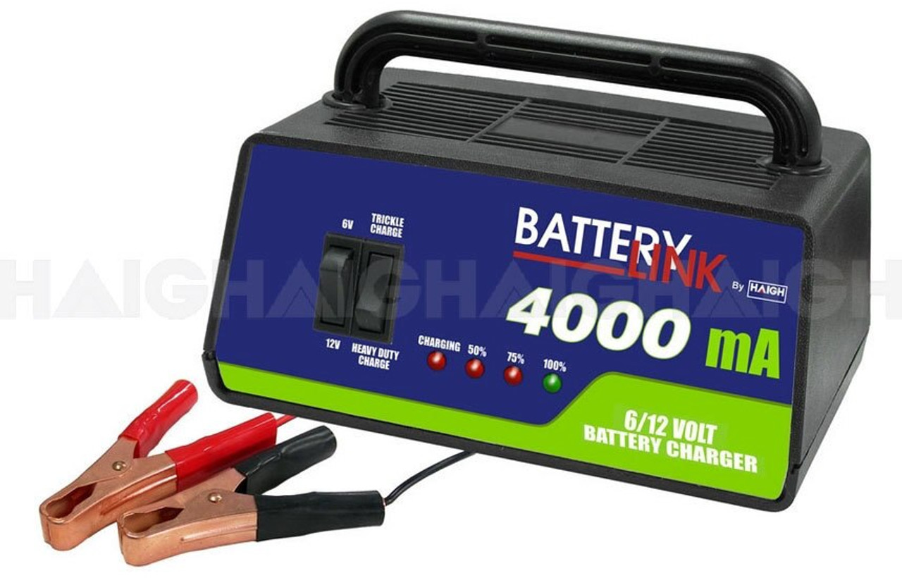 BATTERY CHARGER 6/12V 4000MA - AUTOMATIC CH6A - Lyal Eales Stores