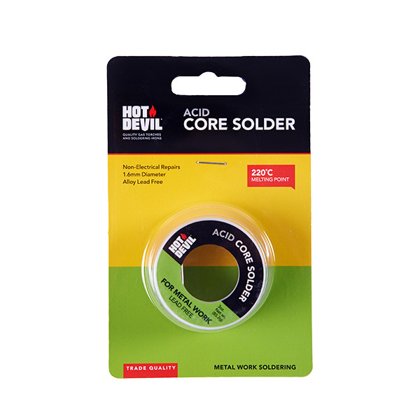 ACID CORE SOLDER (METAL WORK) HDACS Lyal Eales Stores