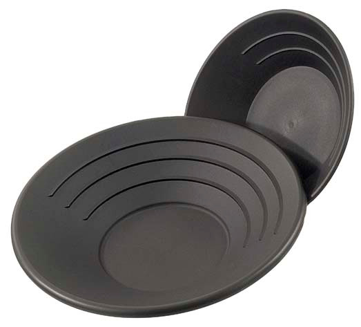 BLACK PLASTIC GOLD PAN Lyal Eales Stores